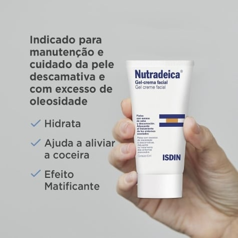 Gel Creme Isdin Nutradeica Facial 50ml - Imagem 6