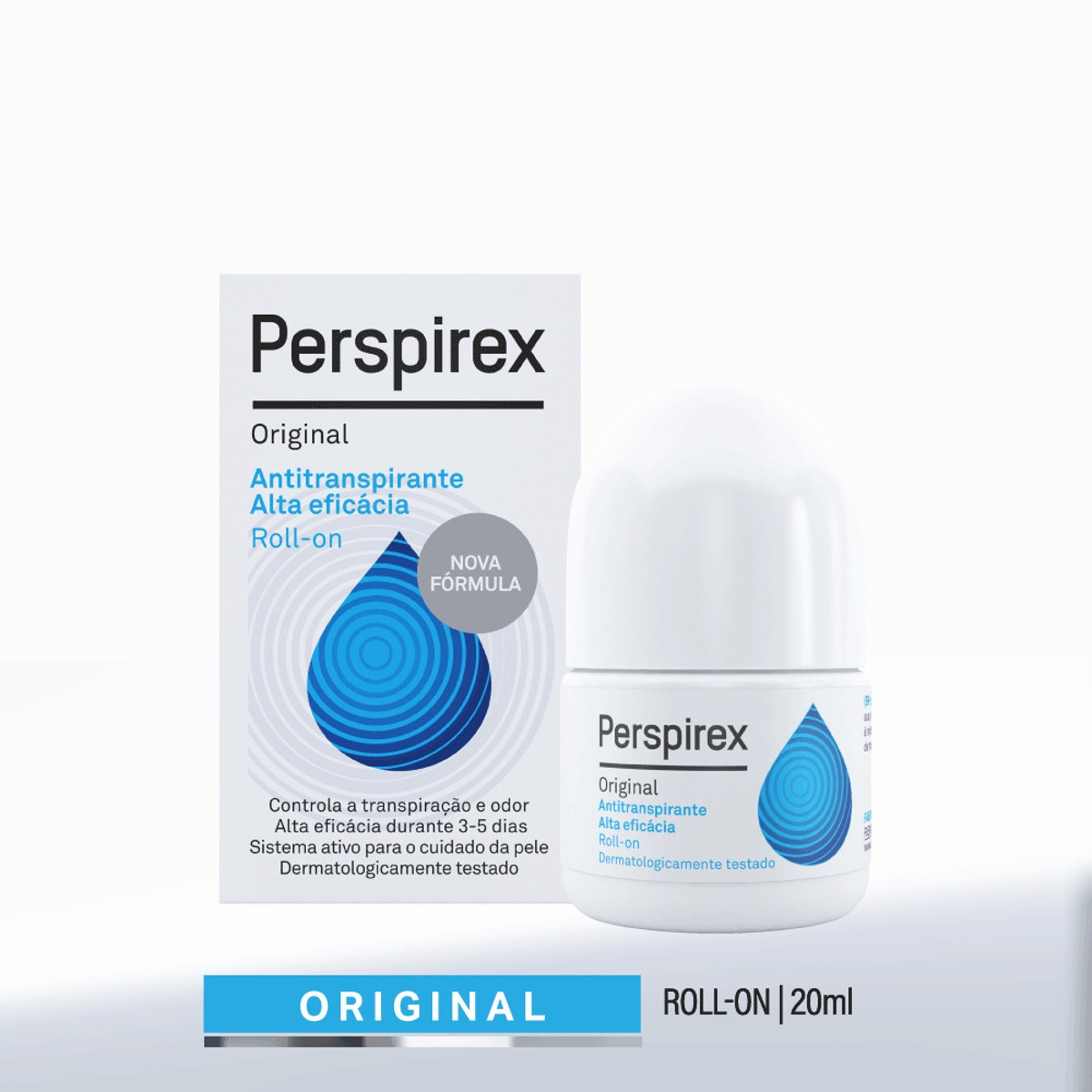 Desodorante Roll-on Perspirex Original Sem Perfume 48h 20ml - Imagem 1