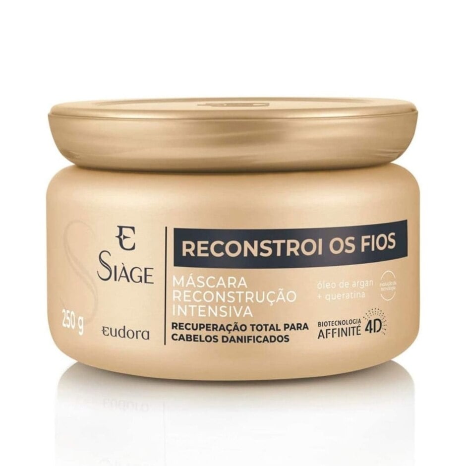 Máscara de Tratamento Eudora Siàge Reconstrói os Fios 250g