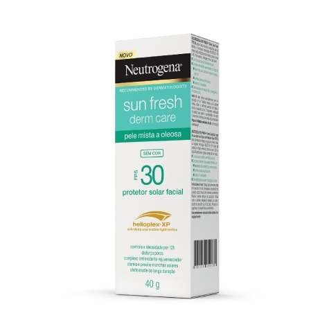 Protetor Solar Facial Neutrogena Sun Fresh Derm Care FPS30 Pele Mista a Oleosa Incolor 40g - Imagem 3