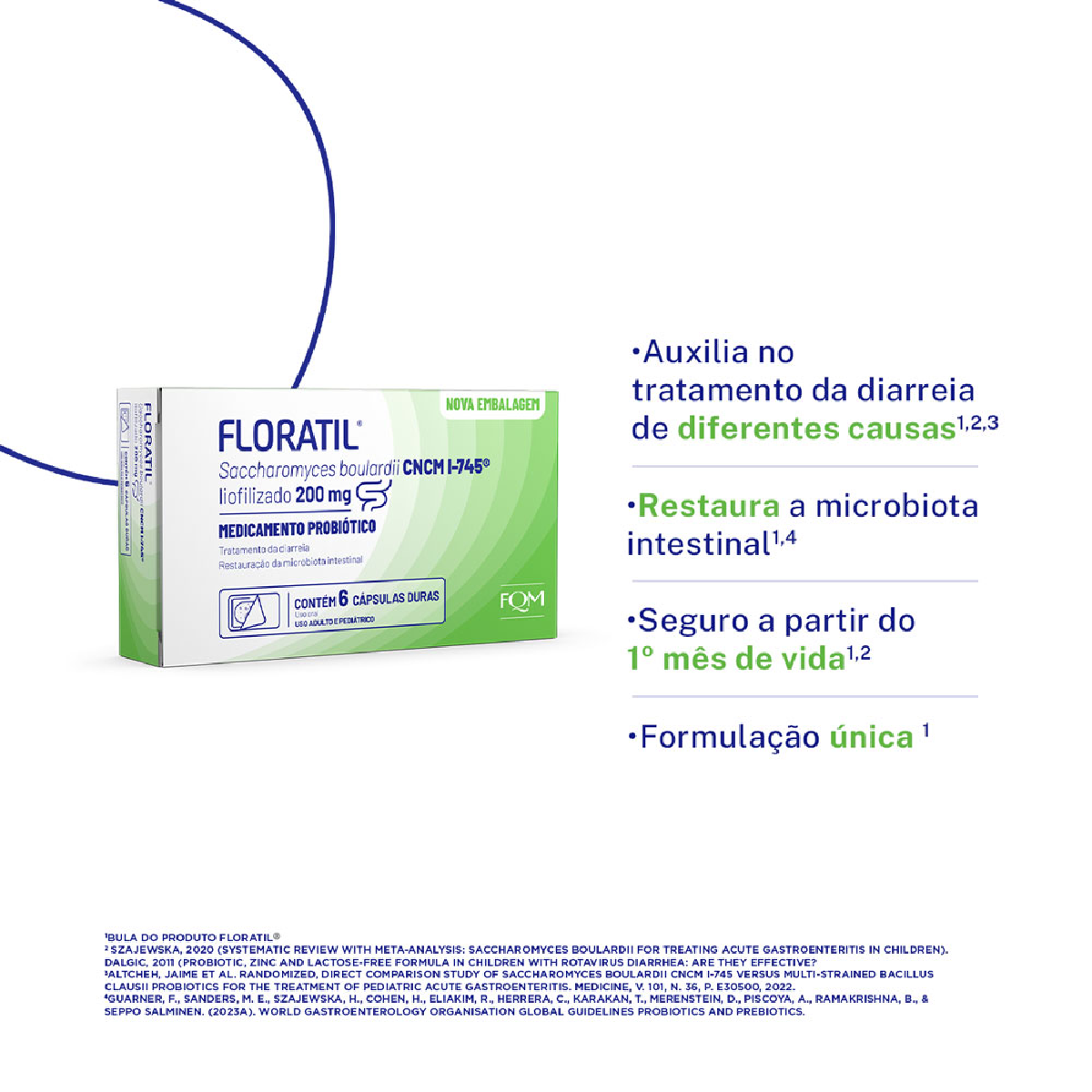 Floratil 200mg 6 Cápsulas - Imagem 3