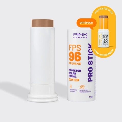 Protetor Solar Facial Pink Cheeks Pro Stick FPS96 Cor PRO30 14g - Imagem 2