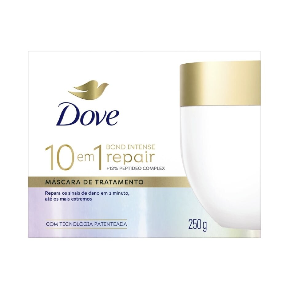 Máscara de Tratamento Dove 10 em 1 Bond Intense Repair 250g
