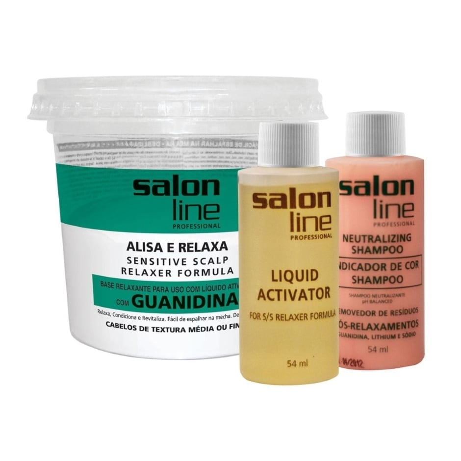 Creme de Relaxamento Guanidina Regular Tradicional Alisa Relaxa Força Média 218g