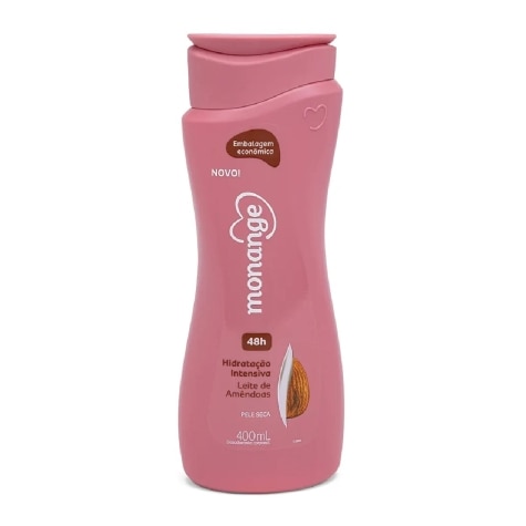 Hidratante Corporal Monange Hidratação Intensiva Leite de Amêndoas 400ml - Imagem 1