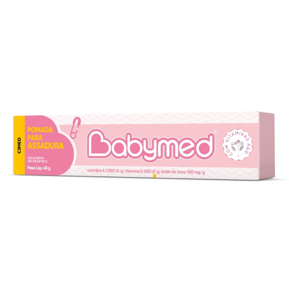 Pomada para Assaduras Babymed Rosa 45g