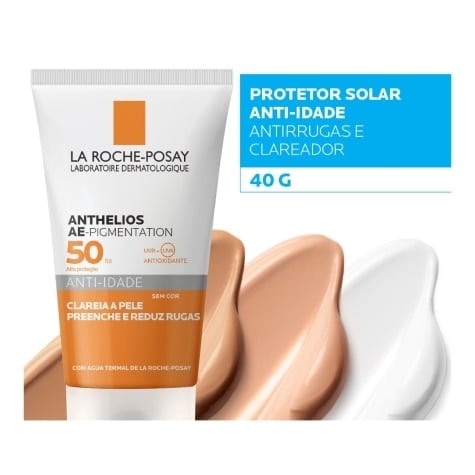 Protetor Solar Facial La Roche-Posay Anthelios Ae-Pigmentation FPS50 Incolor 40g - Imagem 2