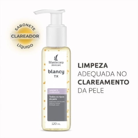 Sabonete Líquido Blancy TX Clareador Facial 120ml - Imagem 3