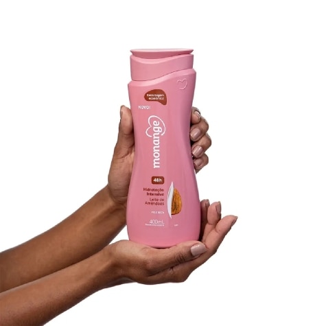 Hidratante Corporal Monange Hidratação Intensiva Leite de Amêndoas 400ml - Imagem 2