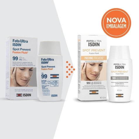 Fotoprotetor Facial Isdin Spot Prevent Fusion Fluid FPS99 50ml - Imagem 2