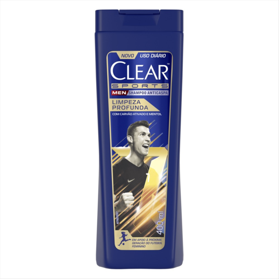 Shampoo Clear Men Limpeza Profunda Anticaspa 400ml