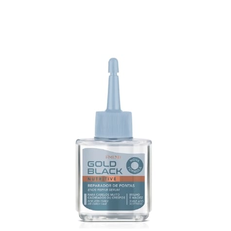 Óleo reparador de pontas Amend Gold Black nutritivo 30ml - Imagem 1