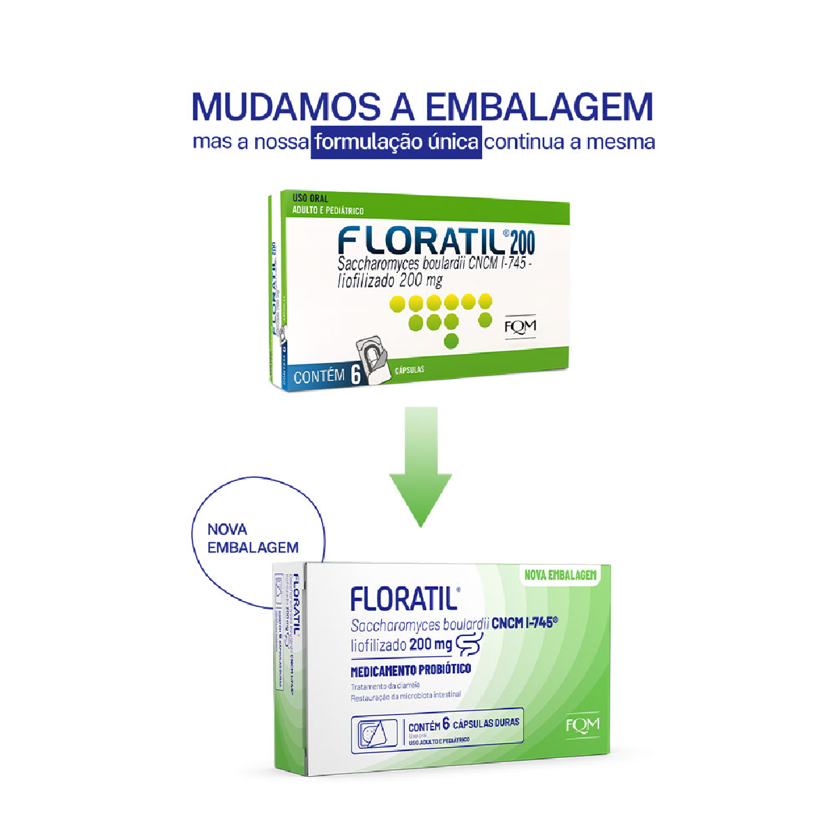 Floratil 200mg 6 Cápsulas - Imagem 2