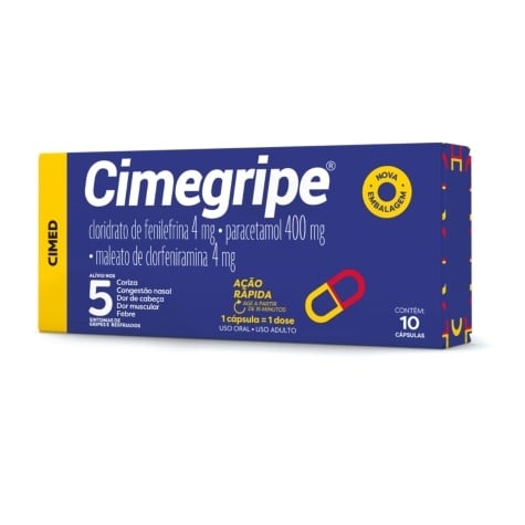 Cimegripe 10 Cápsulas - Imagem 3