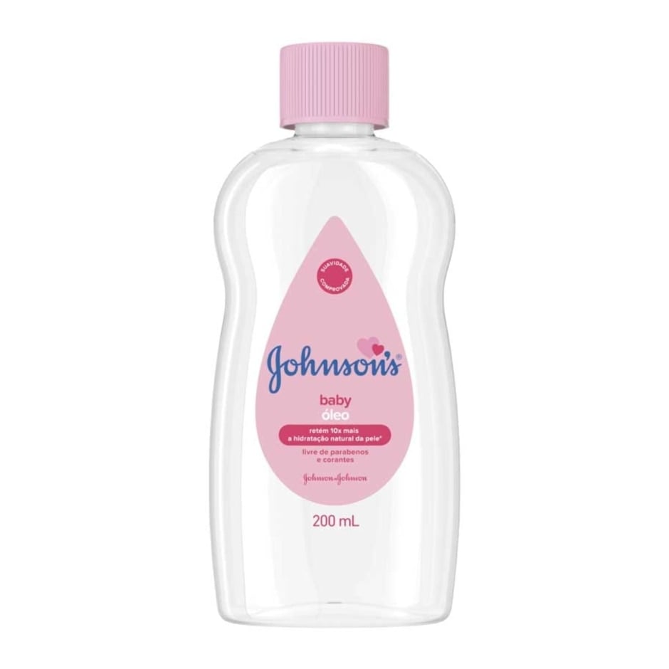 Óleo Corporal Johnson & Johnson Baby Puro 200ml