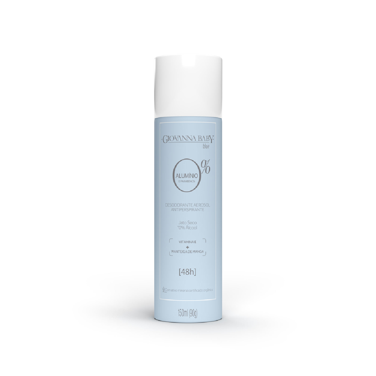 Desodorante Aerossol Giovanna Baby Blue 0% Alumínio 48h 150ml - Imagem 2