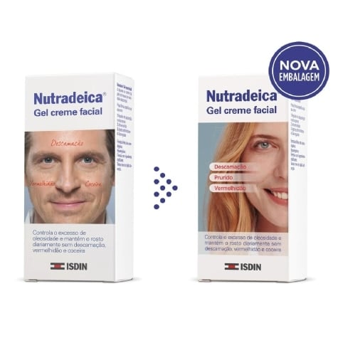 Gel Creme Isdin Nutradeica Facial 50ml - Imagem 2