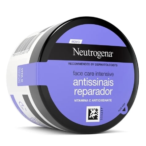 Creme Hidratante Facial Neutrogena Face Care Intensive Antissinais Reparador 100g - Imagem 4