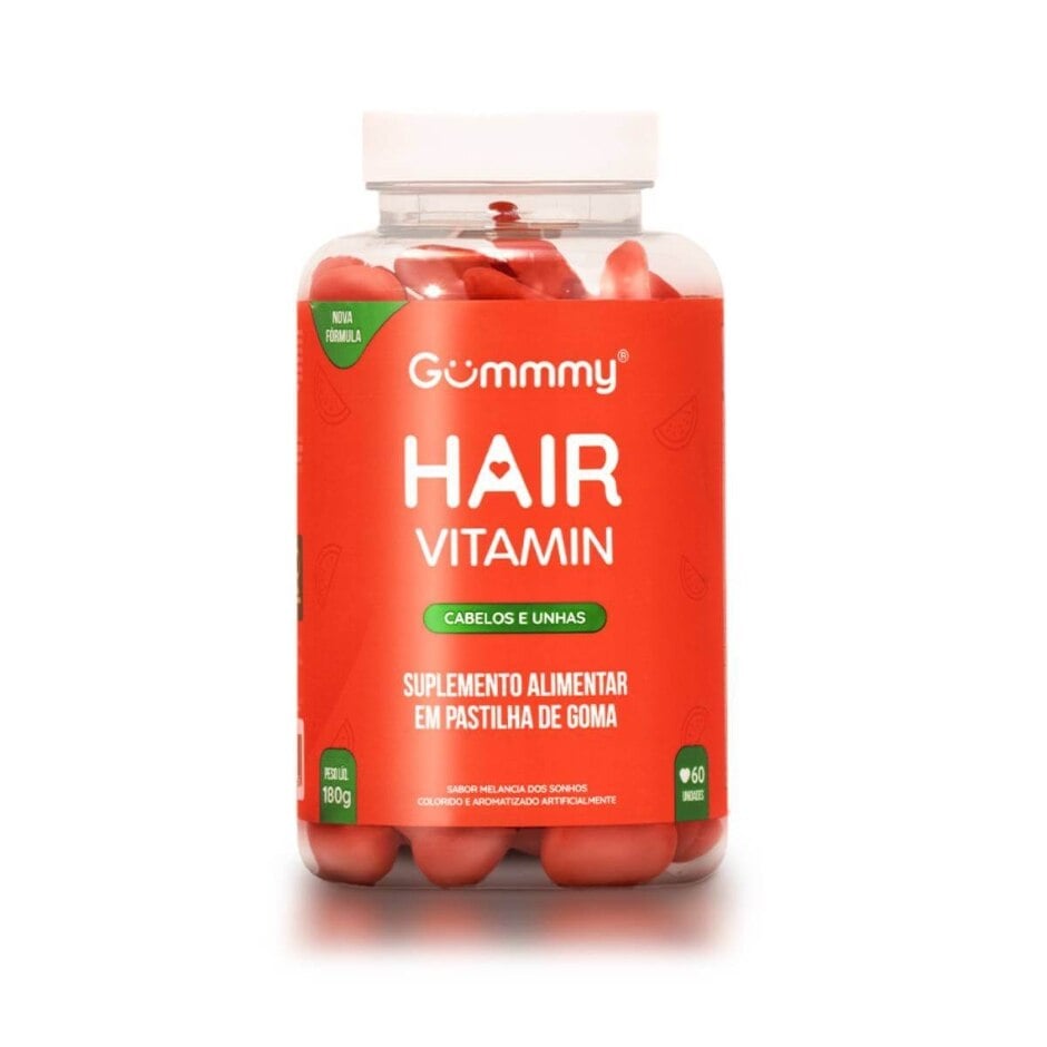 Gummy Hair Vitamin Melancia dos Sonhos 60 Gomas