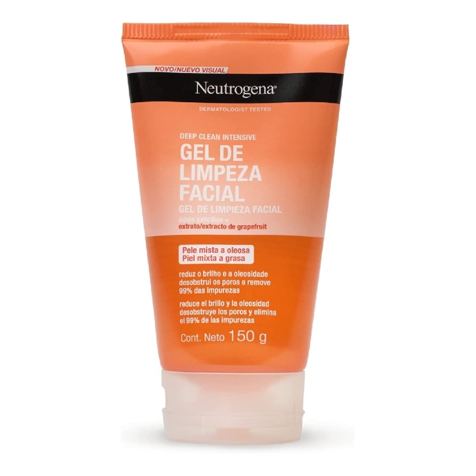 Sabonete Líquido Neutrogena Deep Clean Grapefruit Facial 150g