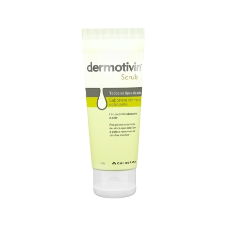 Sabonete Esfoliante Líquido Dermotivin Scrub Facial 60ml - Imagem 1